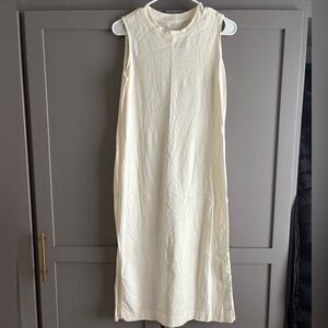 Everlane Cream Midi Dress